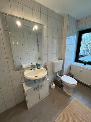 Ein Badezimmer in der Unterkunft Mikro Apartment Großenhain