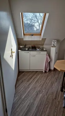 Küche/Küchenzeile in der Unterkunft Schillerstrasse