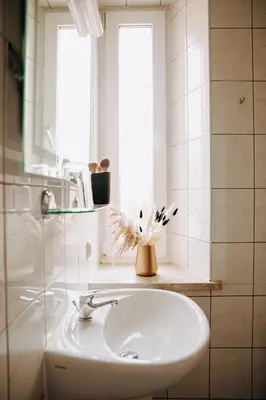 Ein Badezimmer in der Unterkunft Pension Sonnenschein