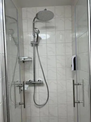 Ein Badezimmer in der Unterkunft Cozy Suite Dresden