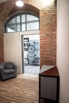 Ein Sitzbereich in der Unterkunft FERIEN-LOFT
