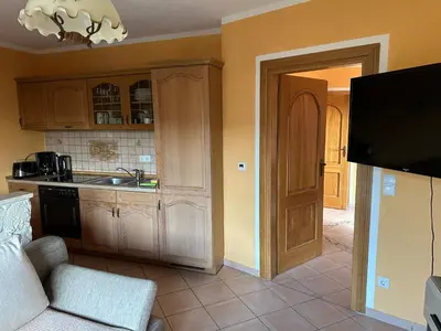 Küche/Küchenzeile in der Unterkunft Ferienwohnung 1 Festungsblick