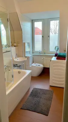 Ein Badezimmer in der Unterkunft Dresden City