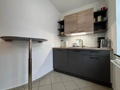 Küche/Küchenzeile in der Unterkunft Ruhige Maisonettewohnung auf dem Kaßberg