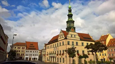 Das Gebäude in dem sich die Ferienwohnung befindet