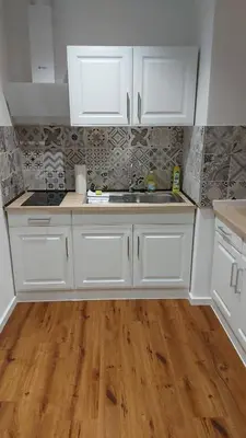 Küche/Küchenzeile in der Unterkunft Apartments SMAG Barbiergasse