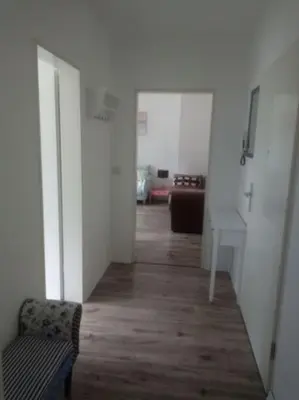 Küche/Küchenzeile in der Unterkunft ELBENLAND SÄCHSISCHE SCHWEIZ II - Komfortable 2-Raum-Wohnung im Herzen der sächsischen Schweiz