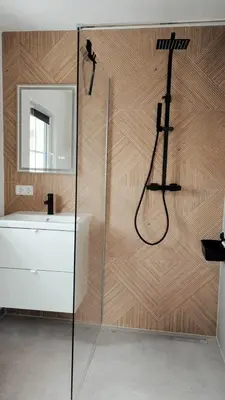 Ein Badezimmer in der Unterkunft Mabé