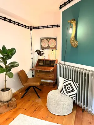 Ein Sitzbereich in der Unterkunft Cozy Art Experience: The quiet & relaxing escape