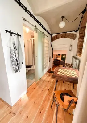 Ein Bett oder Betten in einem Zimmer der Unterkunft Cozy Art Experience: The quiet & relaxing escape