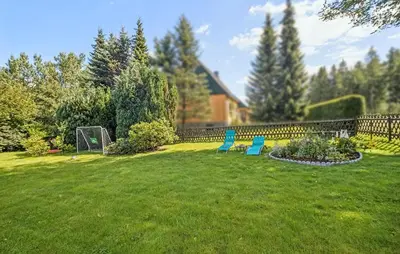 Ein Garten an der Unterkunft Ferienwohnung Neuhermsdorf