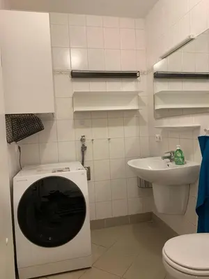 Ein Badezimmer in der Unterkunft Ferienwohnung für kleine und große Reisegruppe