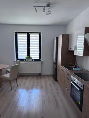 Küche/Küchenzeile in der Unterkunft Ferienwohnung zwischen Dresden und Sächsischer Schweiz
