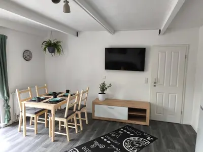 TV/Unterhaltungsangebot in der Unterkunft Ferienwohnung am Mühlbach