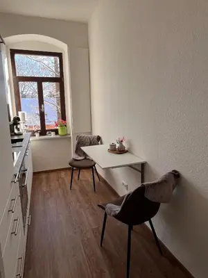 Küche/Küchenzeile in der Unterkunft Gäste-Appartements Morgensonne & Sonnenschein