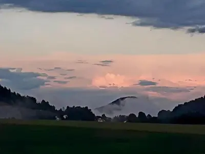 Naturlandschaft in der Nähe des Ferienhauses