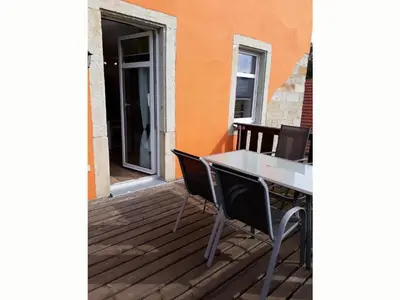 Ein Balkon oder eine Terrasse in der Unterkunft I 