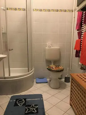 Ein Badezimmer in der Unterkunft Ferienwohnung Ulbricht