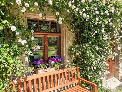 Ein Garten an der Unterkunft Villa Rosencottage by Interhome