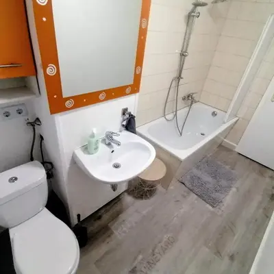 Ein Badezimmer in der Unterkunft Lausitz Lindena See Nähe