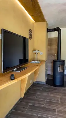 TV/Unterhaltungsangebot in der Unterkunft Ferienwohnung Olbernhau 7 Täler - Apartment