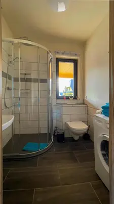 Ein Badezimmer in der Unterkunft Ferienwohnung Olbernhau 7 Täler - Apartment