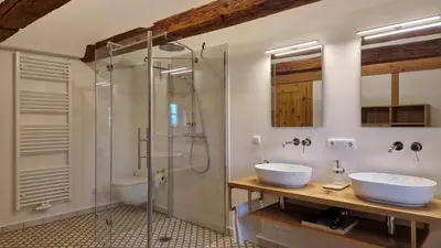 Ein Badezimmer in der Unterkunft Winzerglück