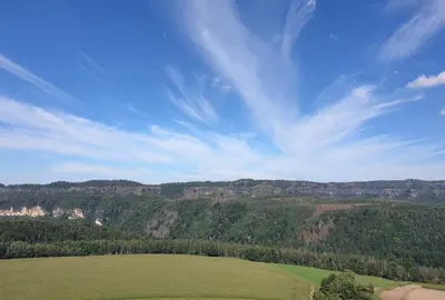 Naturlandschaft in der Nähe der Ferienwohnung