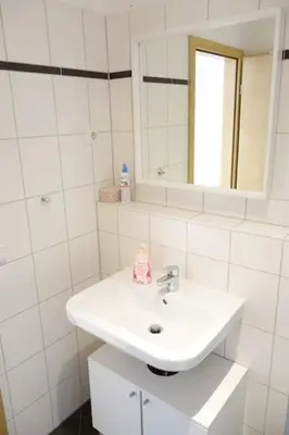 Ein Badezimmer in der Unterkunft Cozy Apartment in Dresden Neustadt