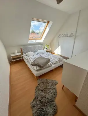 Ein Bett oder Betten in einem Zimmer der Unterkunft Entspannungs Oase