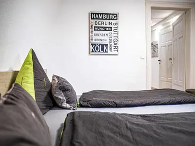 Ein Bett oder Betten in einem Zimmer der Unterkunft 