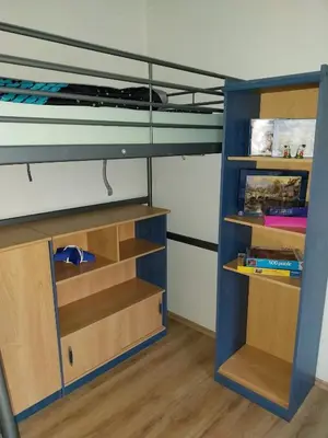 Küche/Küchenzeile in der Unterkunft Ferienwohnung Einsiedel