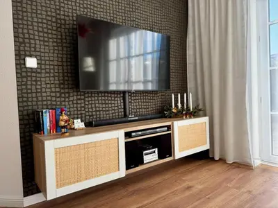 Küche/Küchenzeile in der Unterkunft Ferienwohnung 