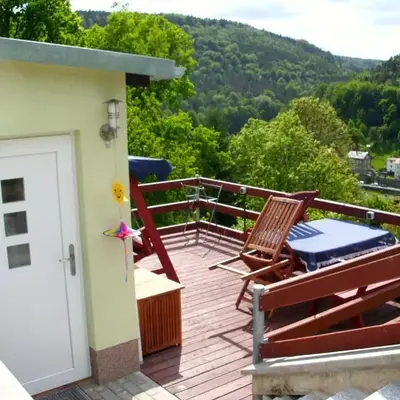 Haus-Panoramablick