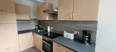 Küche/Küchenzeile in der Unterkunft Apartment-Chemnitz