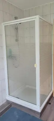 Ein Badezimmer in der Unterkunft Apartment-Chemnitz