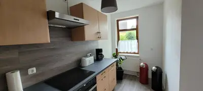 Küche/Küchenzeile in der Unterkunft Apartment-Chemnitz