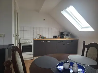 Küche/Küchenzeile in der Unterkunft Haus Svetlana Zweizimmer Ferienwohnung