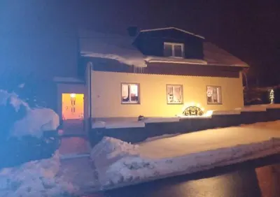 Das Gebäude in dem sich die Ferienwohnung befindet
