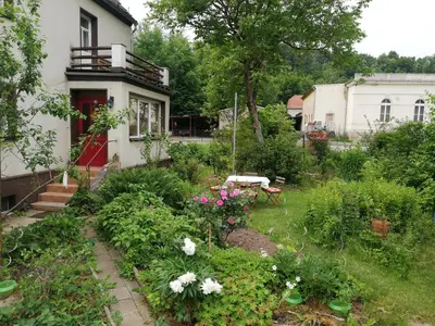 Ein Garten an der Unterkunft Ferienwohnung für Naturfreunde