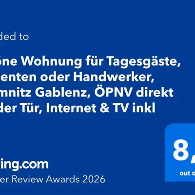 Schöne Wohnung für Tagesgäste