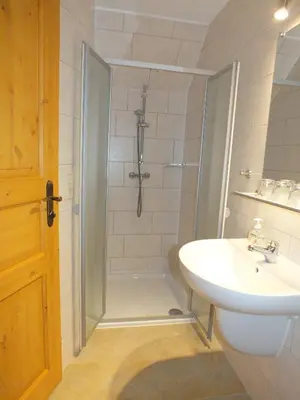 Ein Badezimmer in der Unterkunft Ferienobjekt beim Steinmetzen
