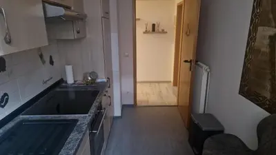 Küche/Küchenzeile in der Unterkunft Gemütliches Apartment