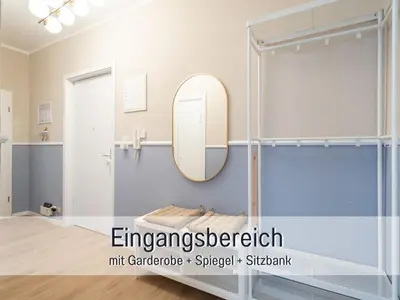 Grundriss der Unterkunft Benville Pirna - 54qm für 5 Personen - Ruhige Lage & Stellplatz - WLAN - Zentral - Fahrradkeller
