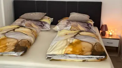 Ein Bett oder Betten in einem Zimmer der Unterkunft Pension Arthur 22