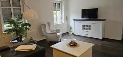 TV/Unterhaltungsangebot in der Unterkunft SeenSucht & Urlaubsträume, Ferienwohnung 