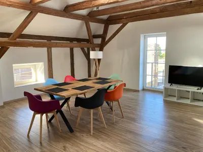 TV/Unterhaltungsangebot in der Unterkunft Ferienwohnung Zweinig05