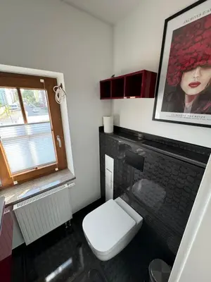 Ein Badezimmer in der Unterkunft Gästehaus Auszeit