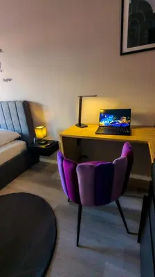 TV/Unterhaltungsangebot in der Unterkunft StayFine - smartes Design Apartment am Uni Campus