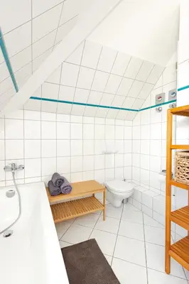 Ein Badezimmer in der Unterkunft Moderne Gemütliche Wohnung
